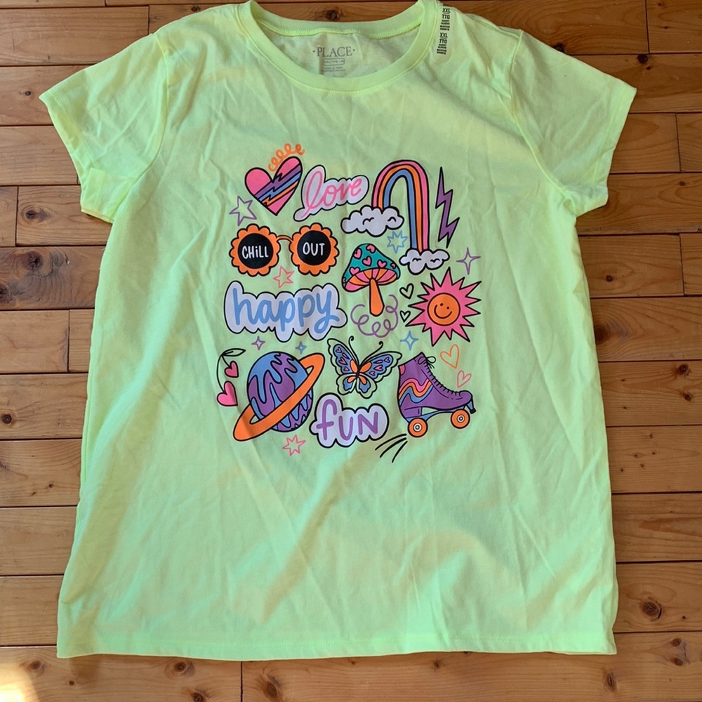 5/$20 Girls Neon Tee